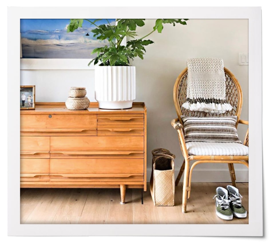 instagram photo of Casey Mason designed bedroom