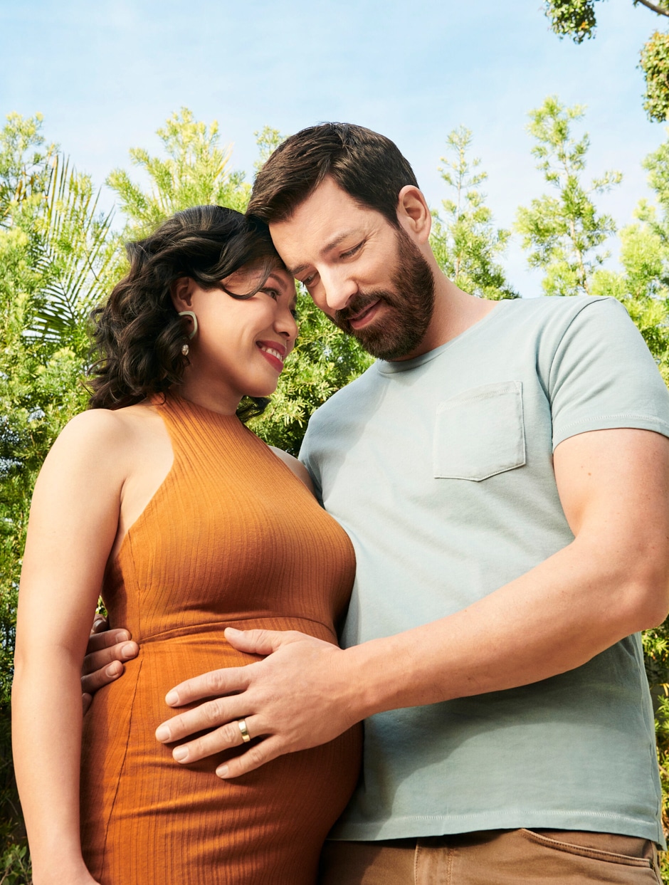 drew and linda maternity portrait