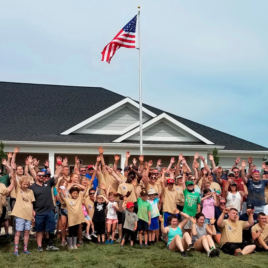 homes for our troops group photo
