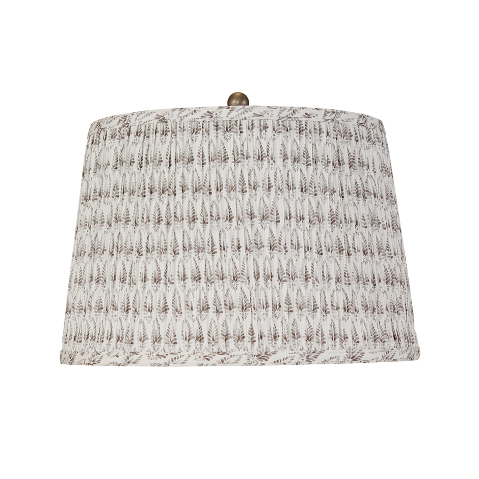 Isla Block Print Pleated Lampshade