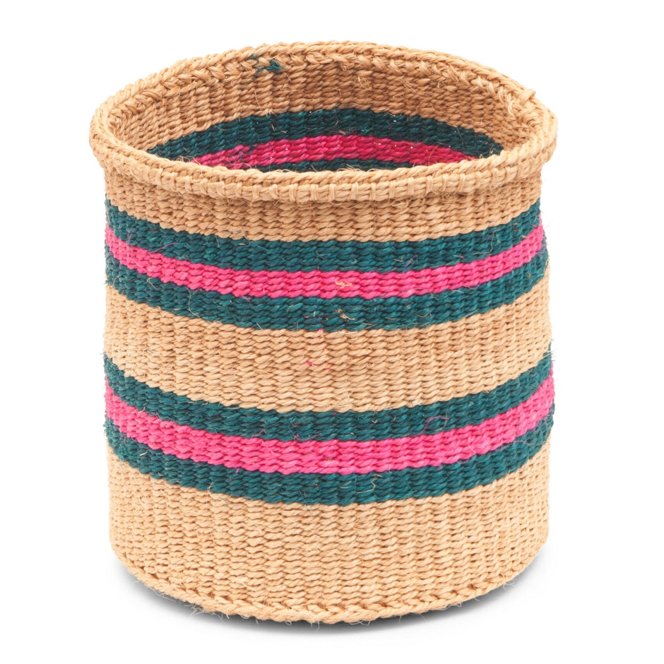 handwoven sisal basket