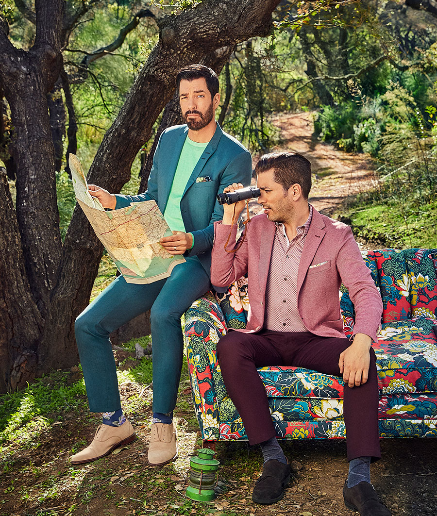 Drew and Jonathan with map