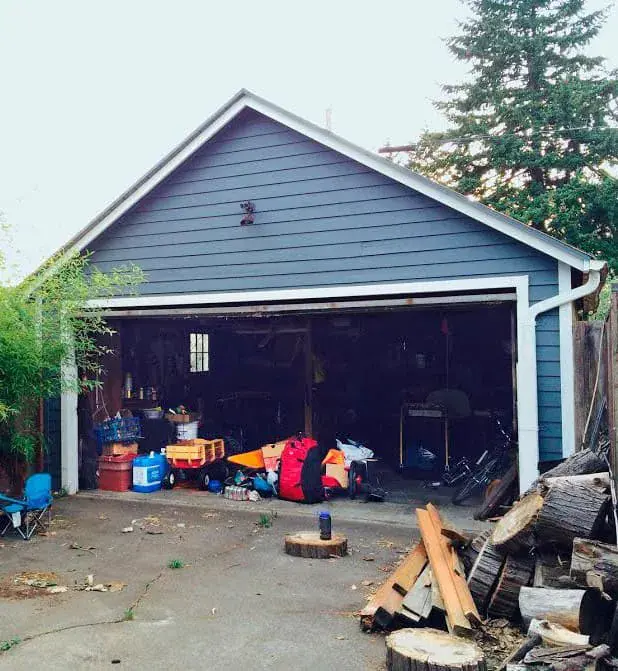 old garage before remodel