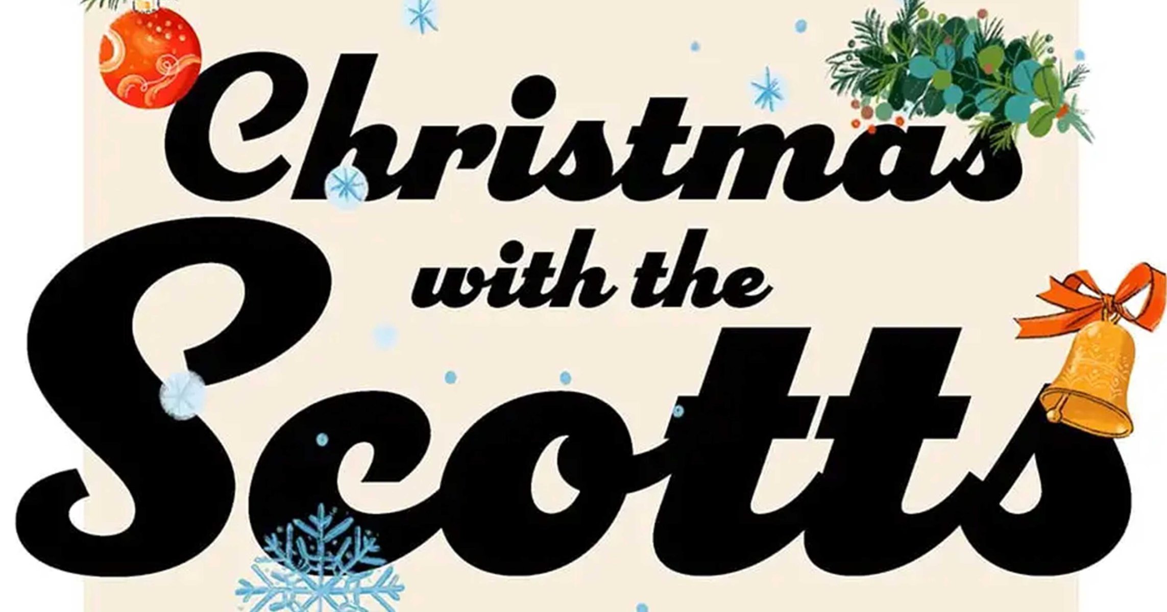 christmas with the scotts, scott family christmas sign