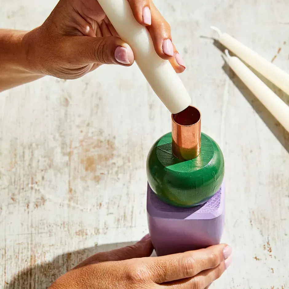 color block candle stick step 6