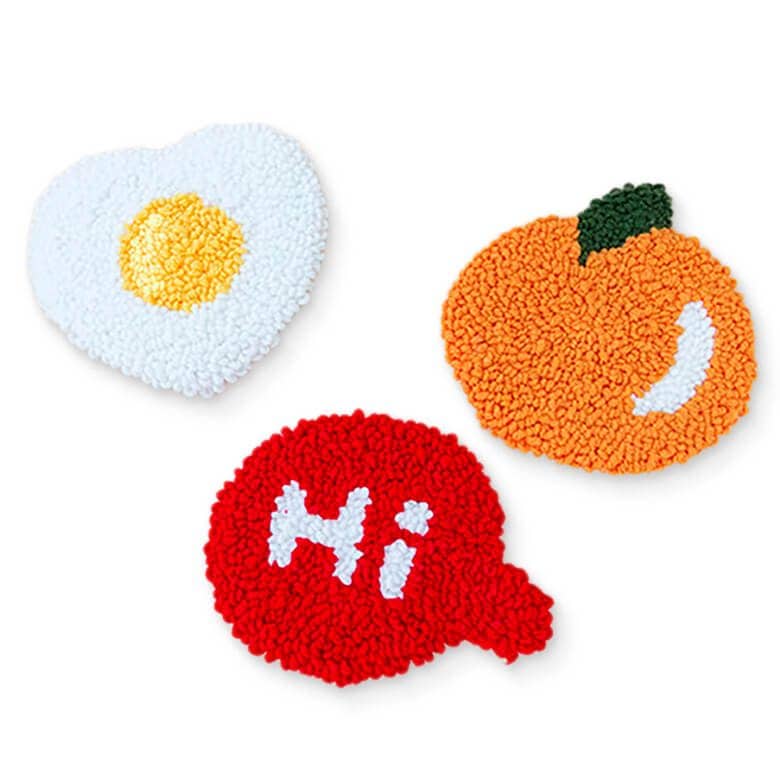 Colorful coaster set