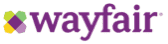 Wayfair logo in purple color