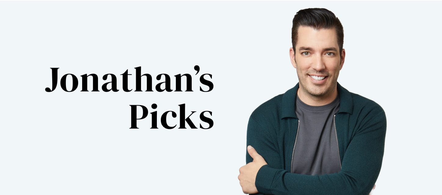 Jonathan smiling with arms crossed next to text that says 