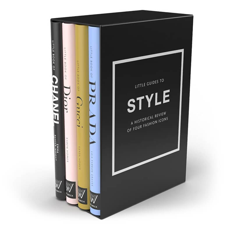 A set of four books titled 