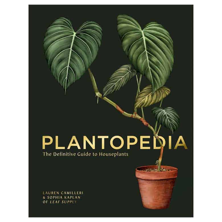 Book cover titled "Plantopedia: The Definitive Guide to Houseplants"