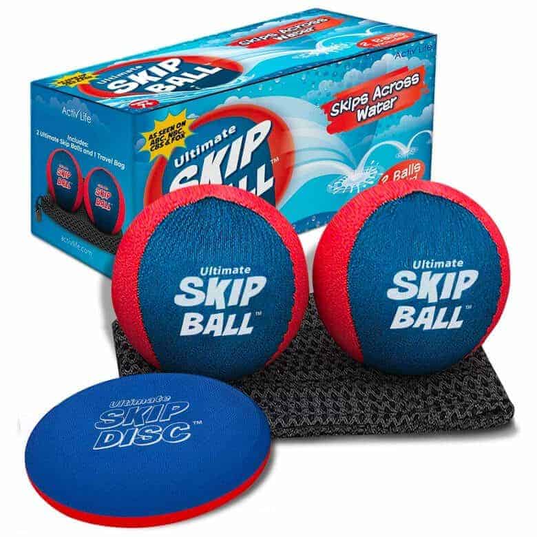 Skip balls and disc water toy set with packaging