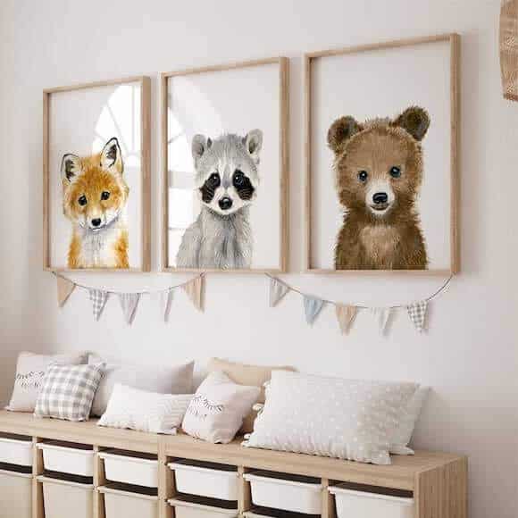 Woodland animal pictures