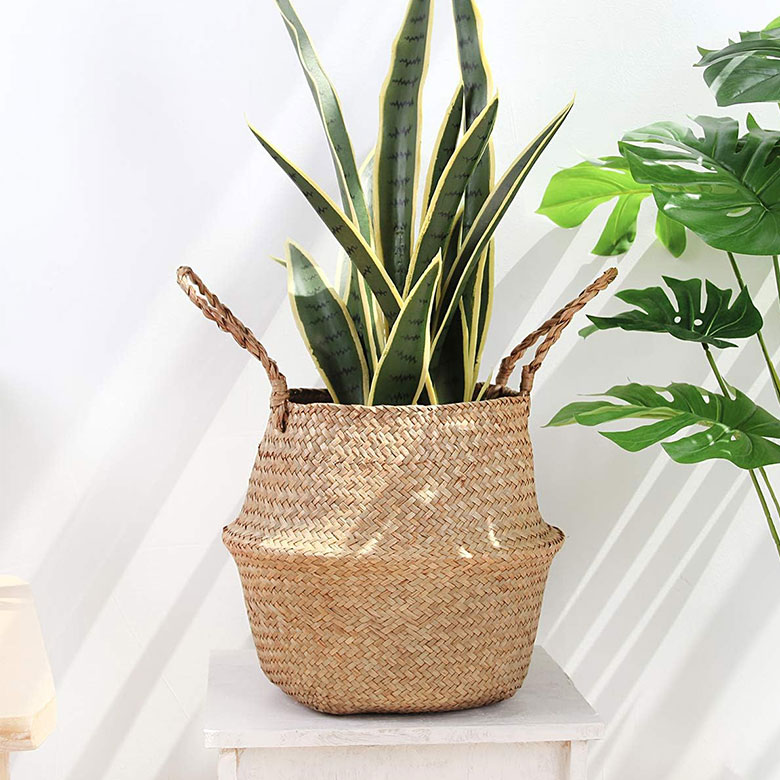 woven basket on amazon