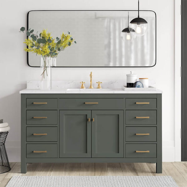 Large bathroom vanity
