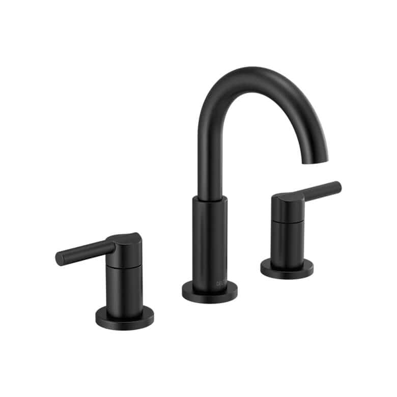 Black bathroom faucet