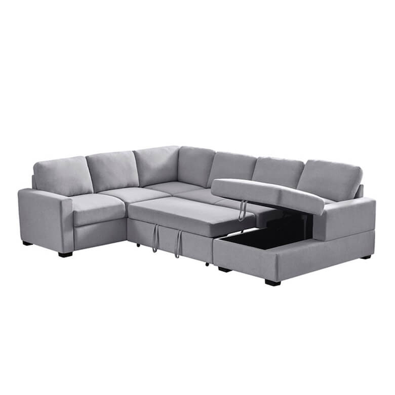 Gray sectional sofa