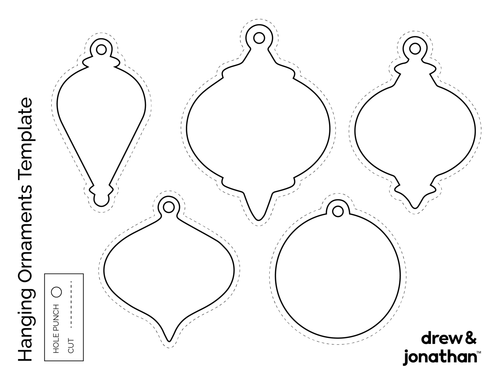 ornament coloring page