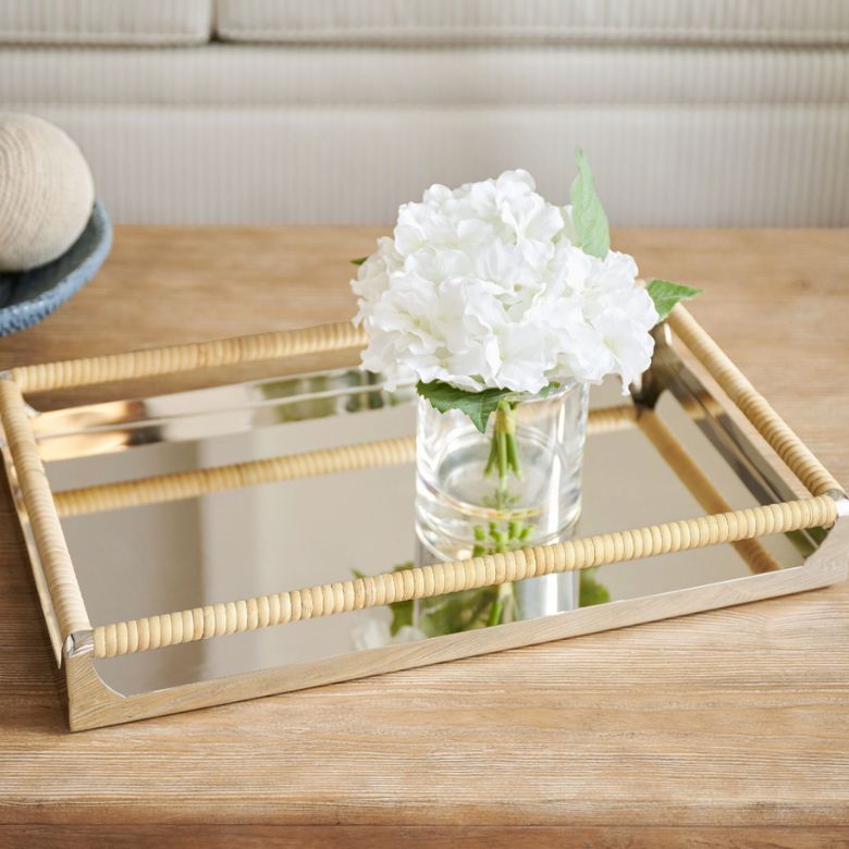 mirrored tray