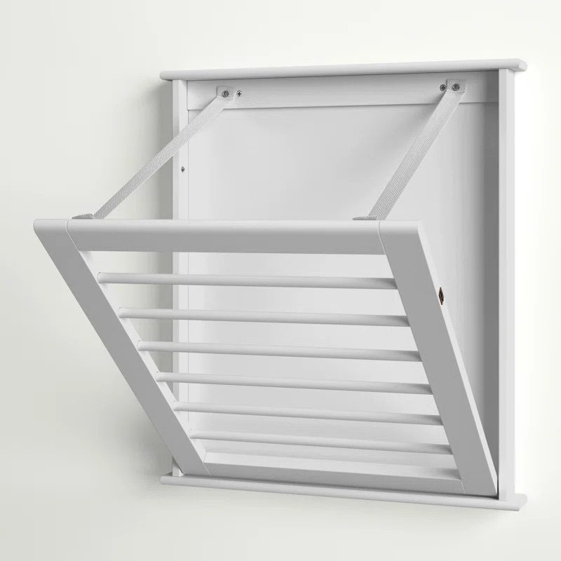 Wood Foldable Wall-Mounted Drying Rack