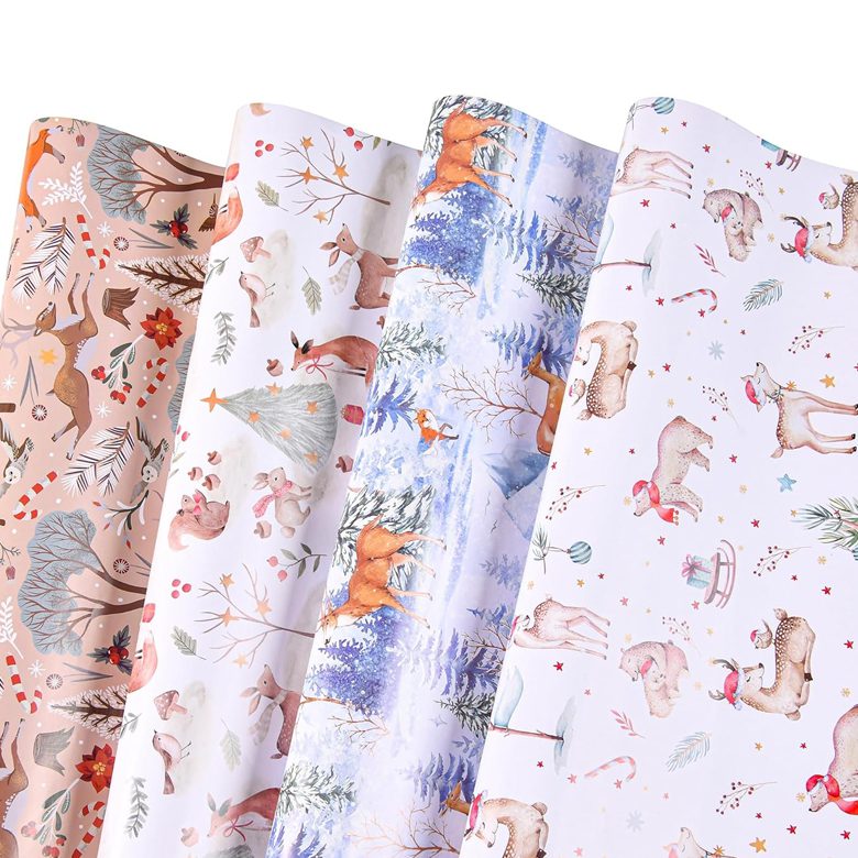 Titiweet Woodland Christmas Wrapping Paper
