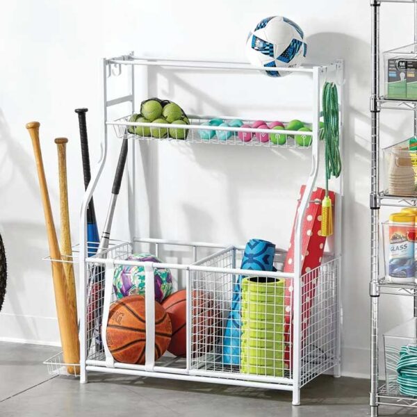 garage storage sports rack