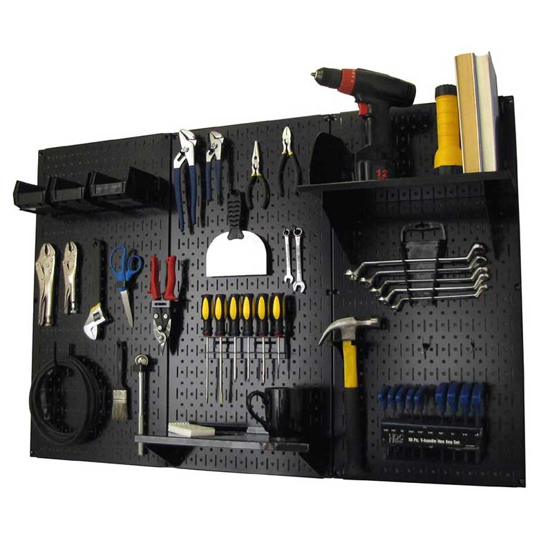 pegboard organizer for garage storage