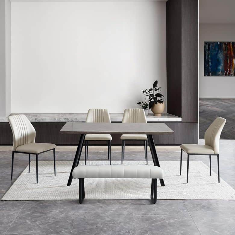 Modern 4-Piece Dining Table Set