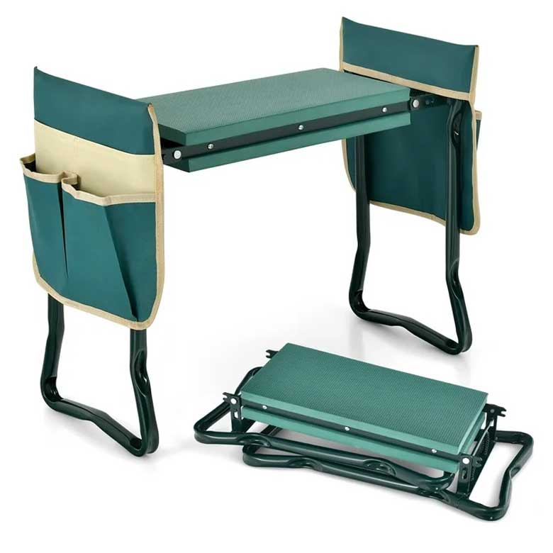 Costway Folding Garden Kneeler Seat Bench
