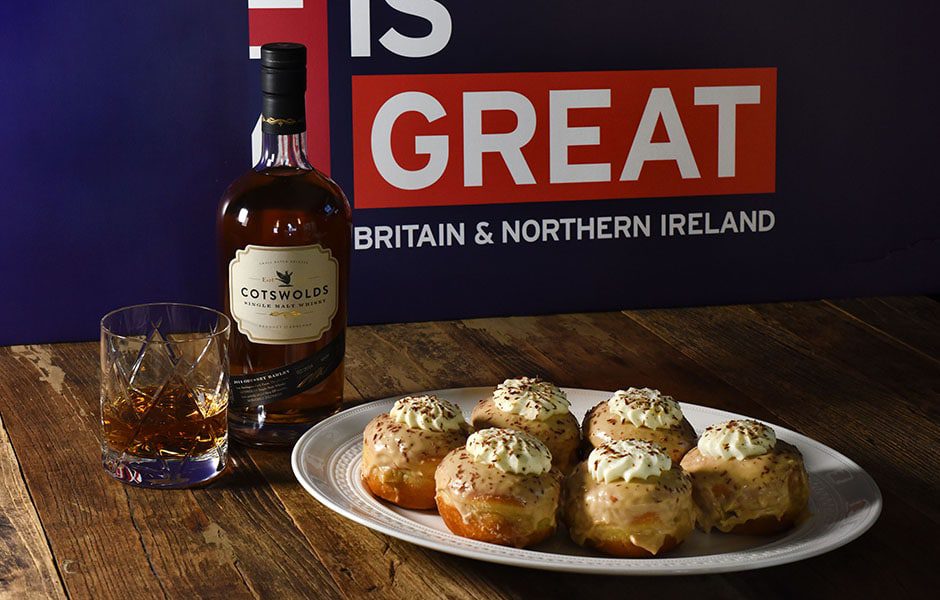 Donuts made with butterscotch whiskey? Cheers to that.