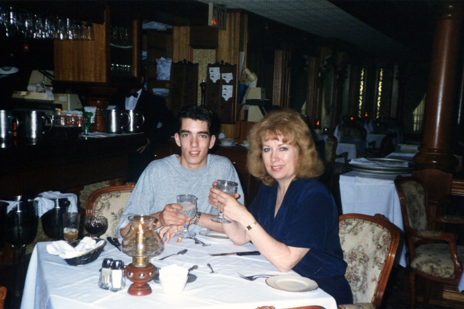 joanne and jonathan scott out to dinner in 1995