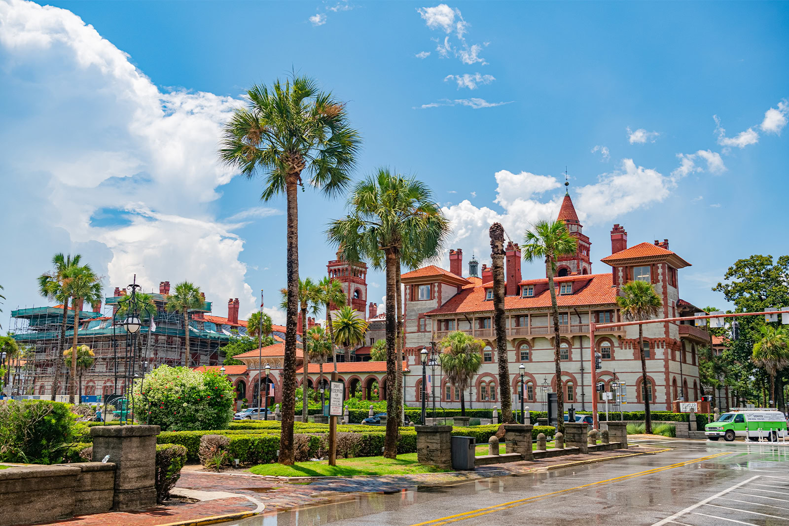 st. augustine florida palm trees and beautiful weather