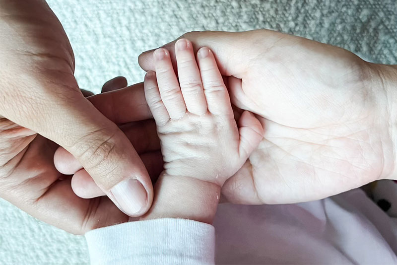 drew and linda with baby piper
