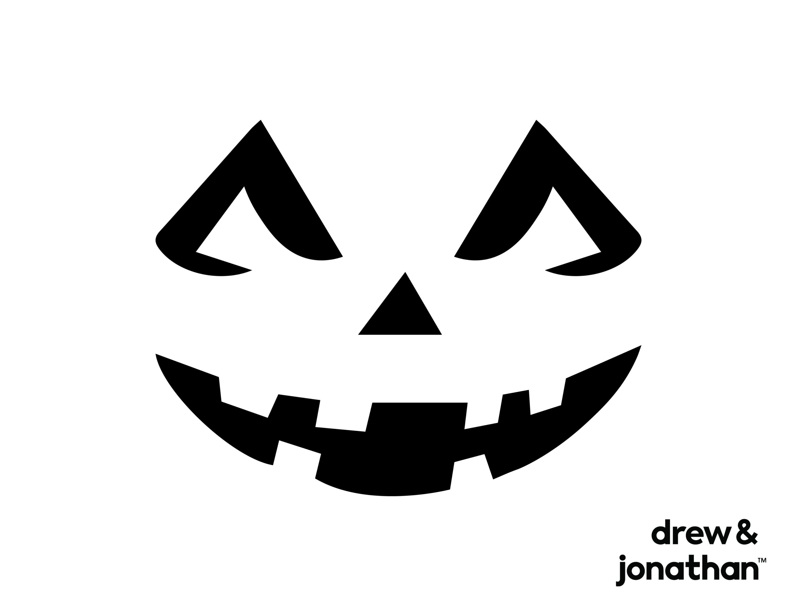 easy pumpkin carving stencil