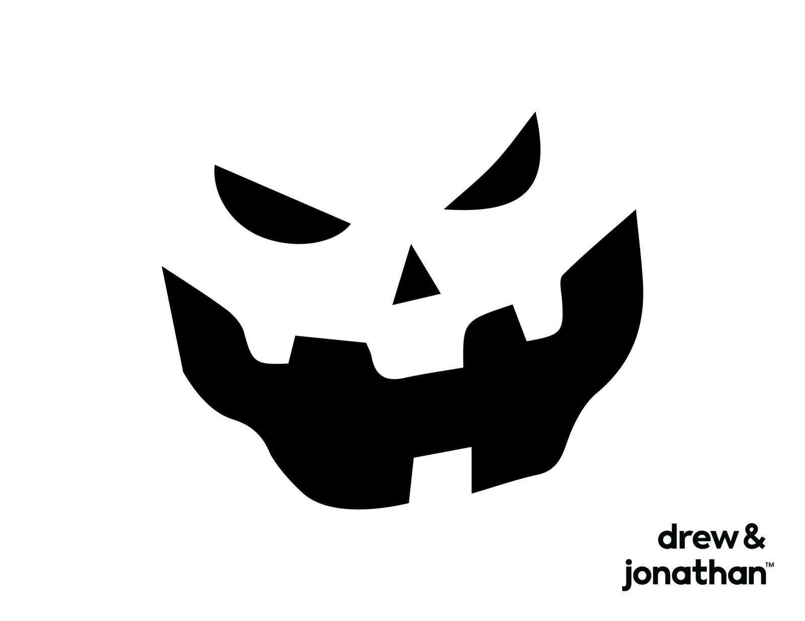 easy free pumpkin stencil