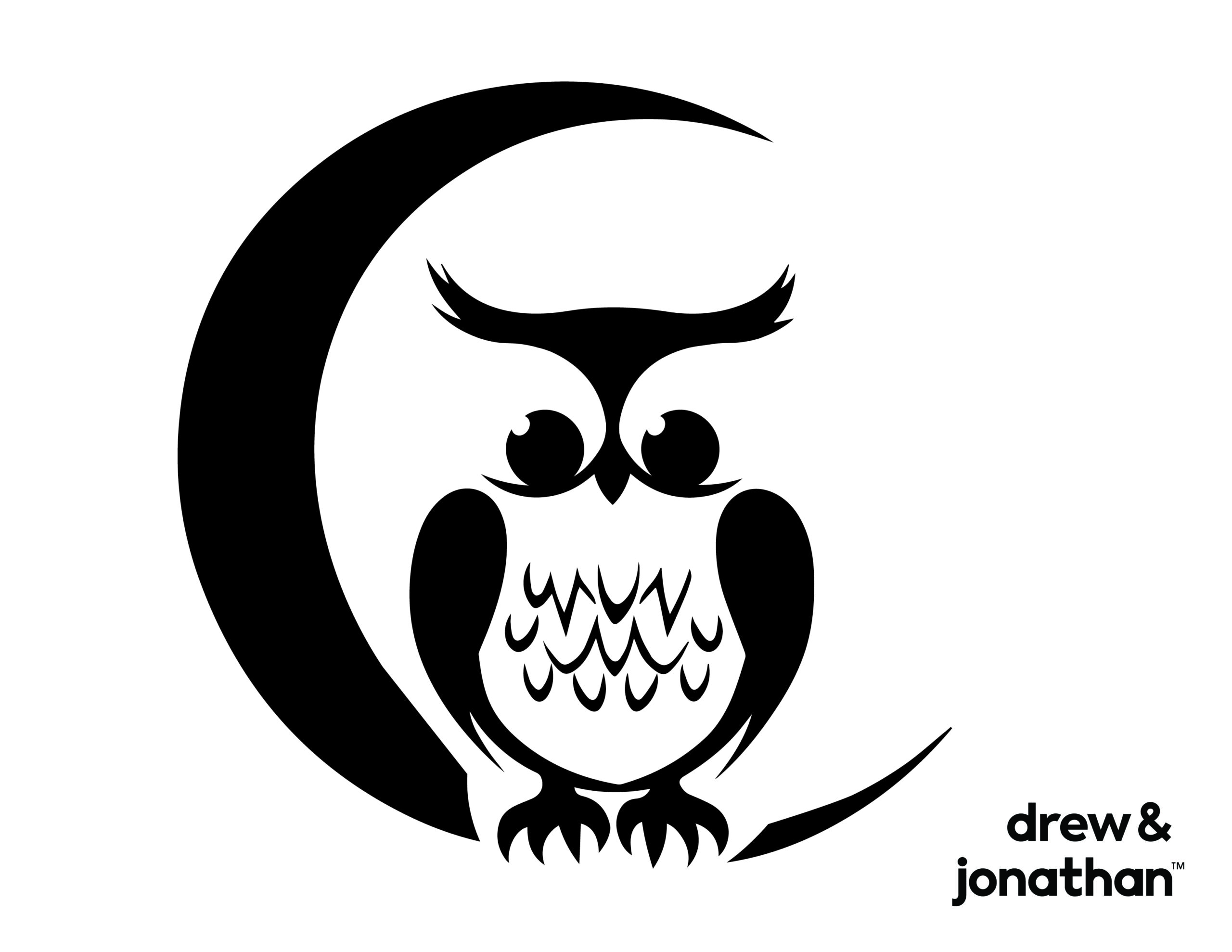 owl pumpkin carving stencil