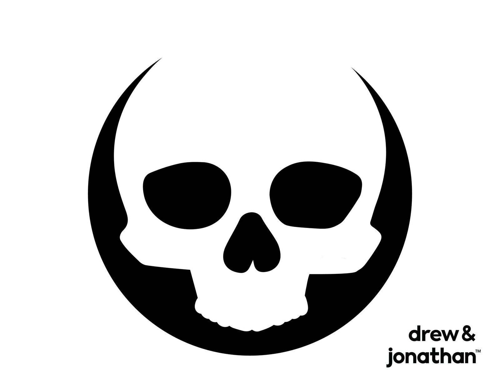skull pumpkin stencil