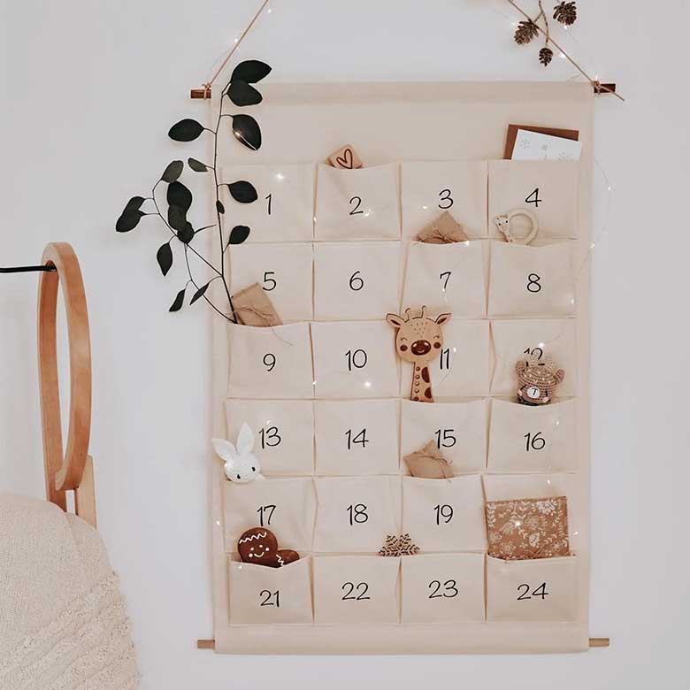 fun cotton advent calendar