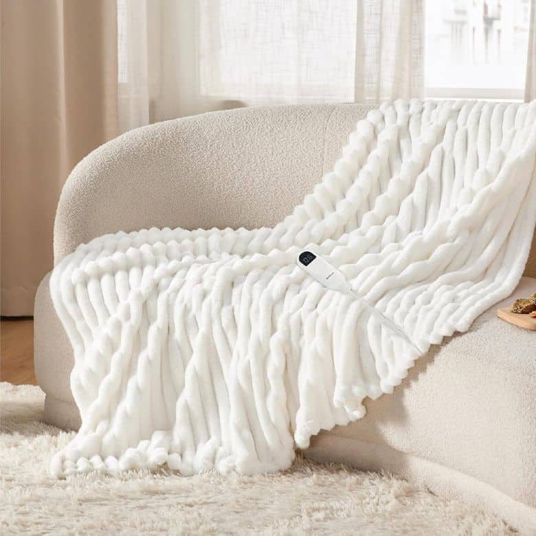 Bedsure Heated Electric Throw Blanket