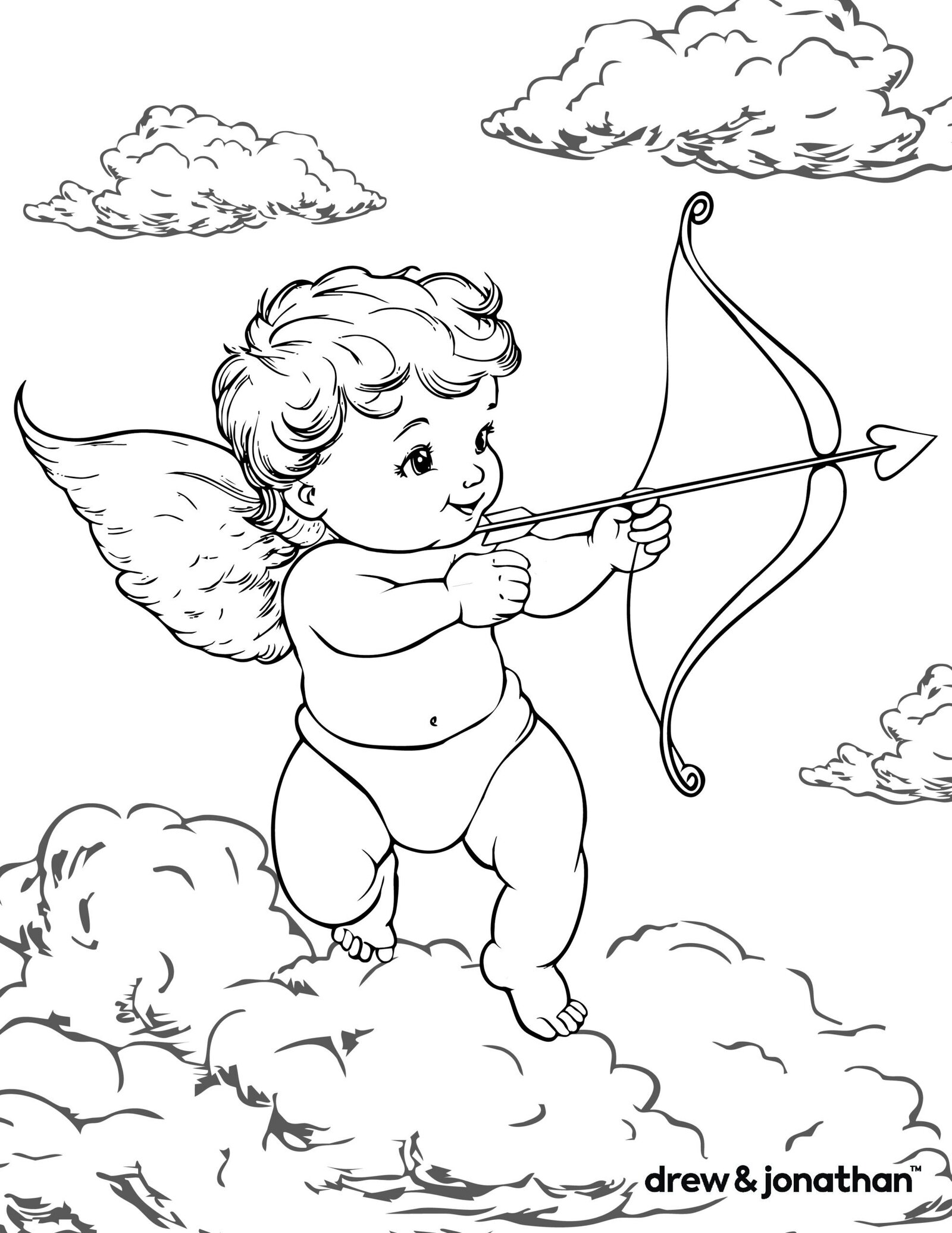 free printable valentine's day coloring page