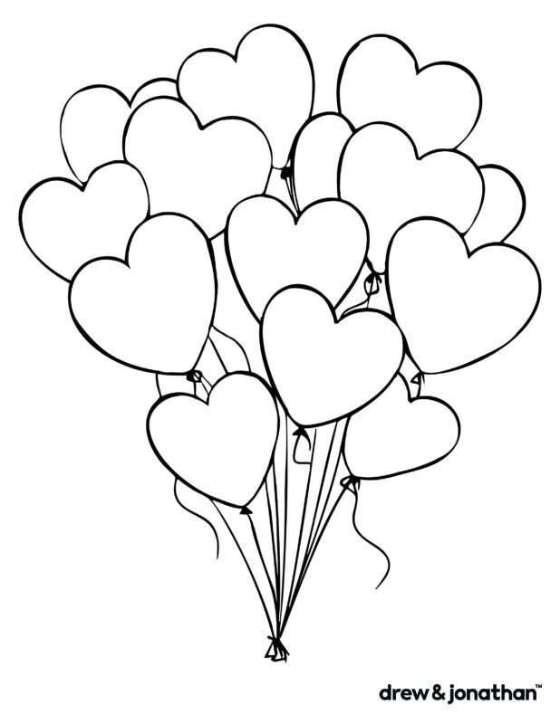 free printable valentine's day coloring page