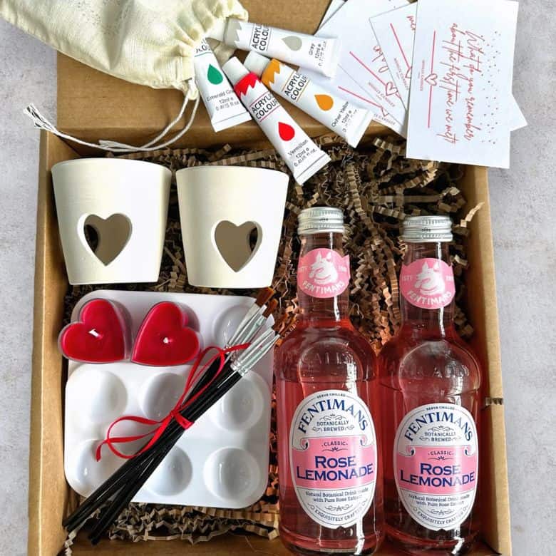 DIY tealight candle painting kit