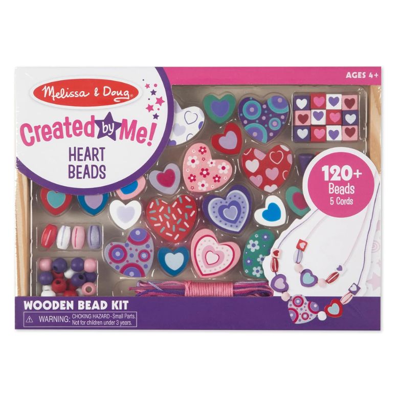diy heart bead craft kit