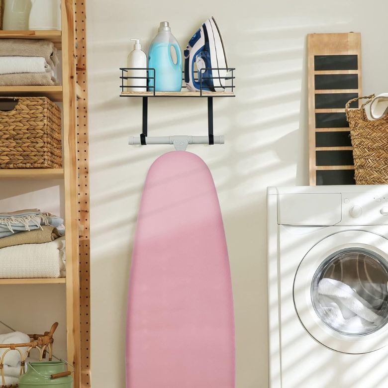 ironing board wall organizer