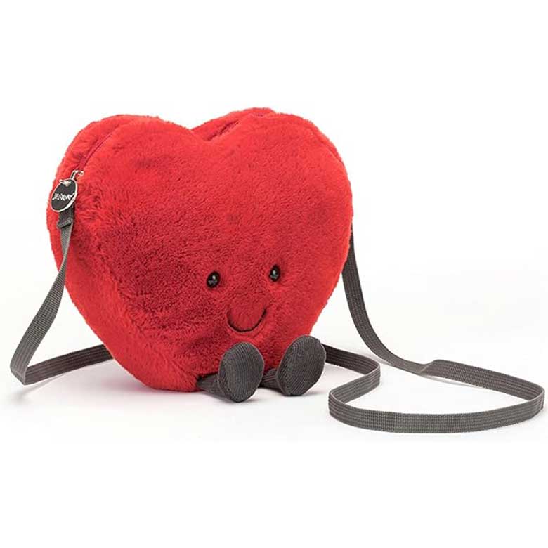 jellycat heart purse as valentine's day gift for kids