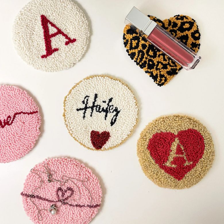 diy punch needle coaster kits