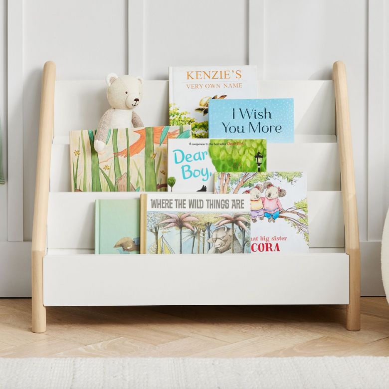 wooden floor bookshelf