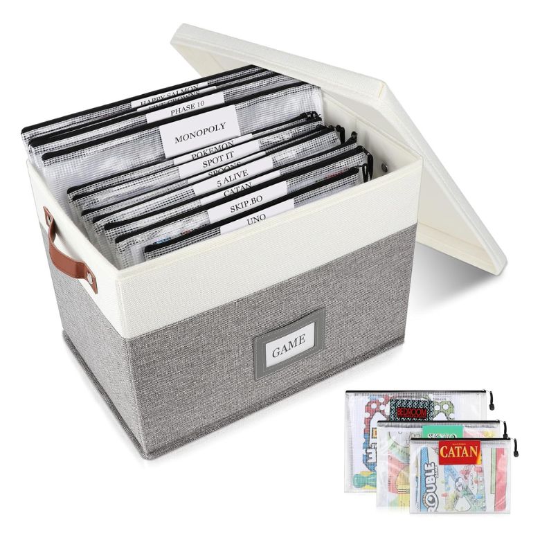 board game storage organizer