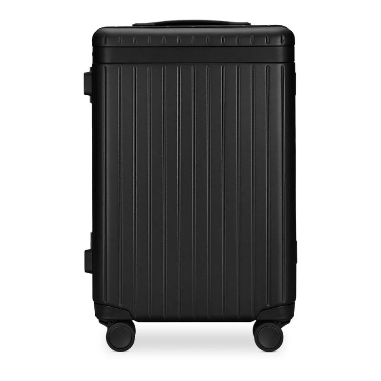 black rolling carry on luggage