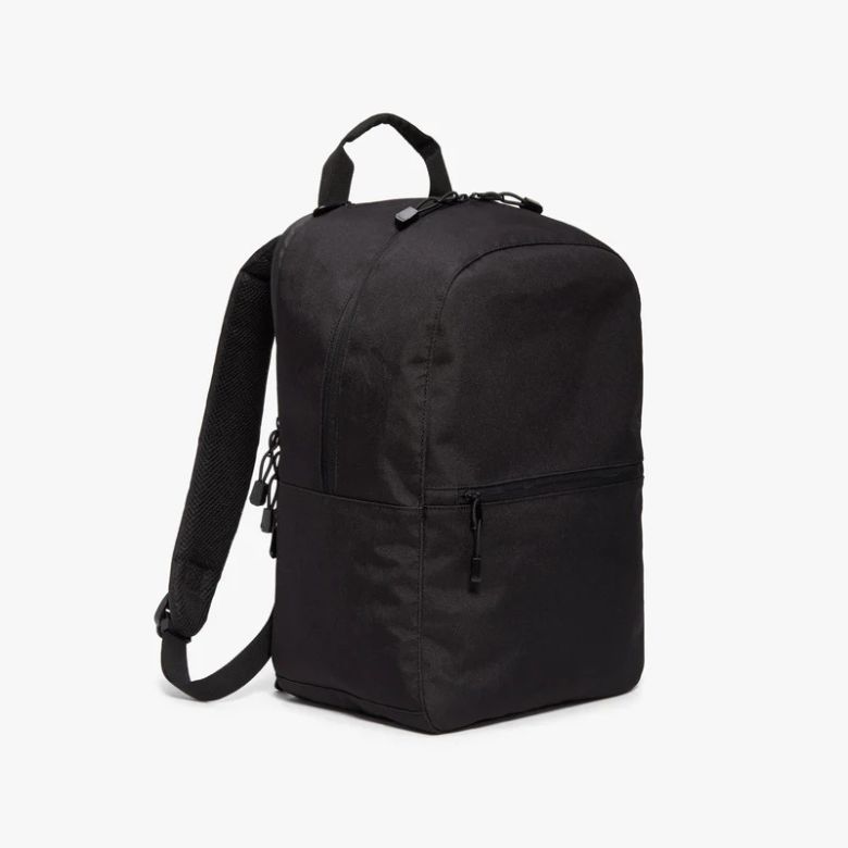 black backpack