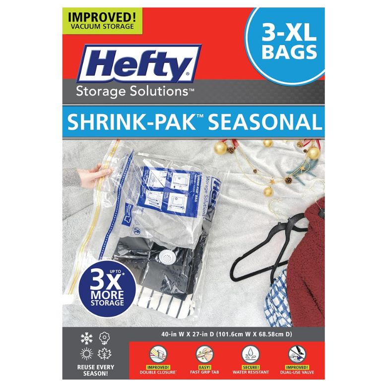 hefty vacuum storage bags